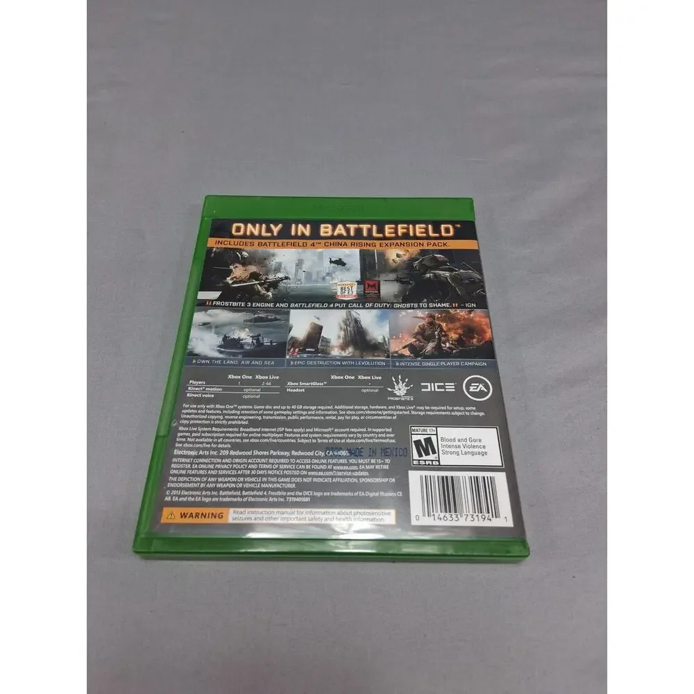 Battlefield 4 Microsoft Xbox One